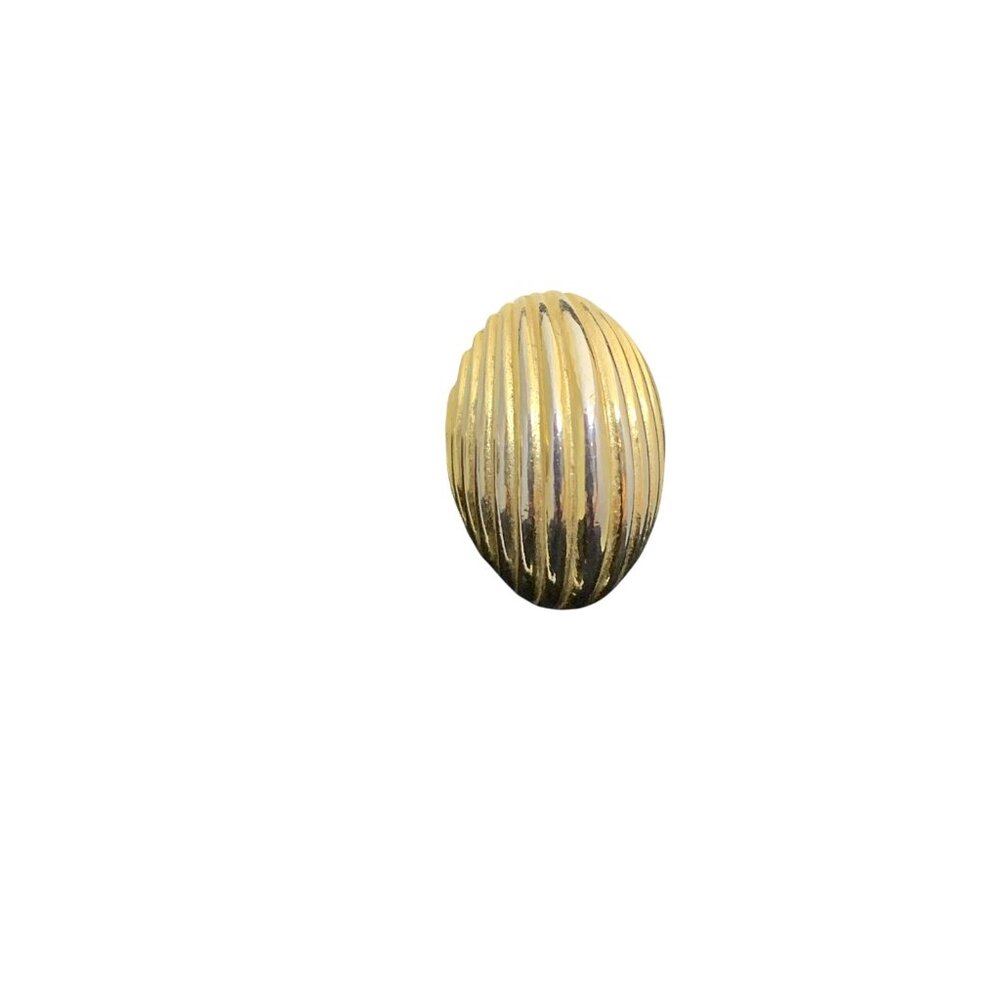 Vintage Kenneth Lane Gold Tone Screw Back Earrings (1756) - Picture 3 of 8